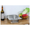 Bac Gastro GN 2/3 Inox - Profondità 100 mm - 9 L - Dynasteel