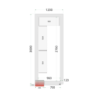 Kit Scaffalatura Camera Fredda 1200 x 3000 TEFCOLD - Organizzazione ottimale e resistenza professionale