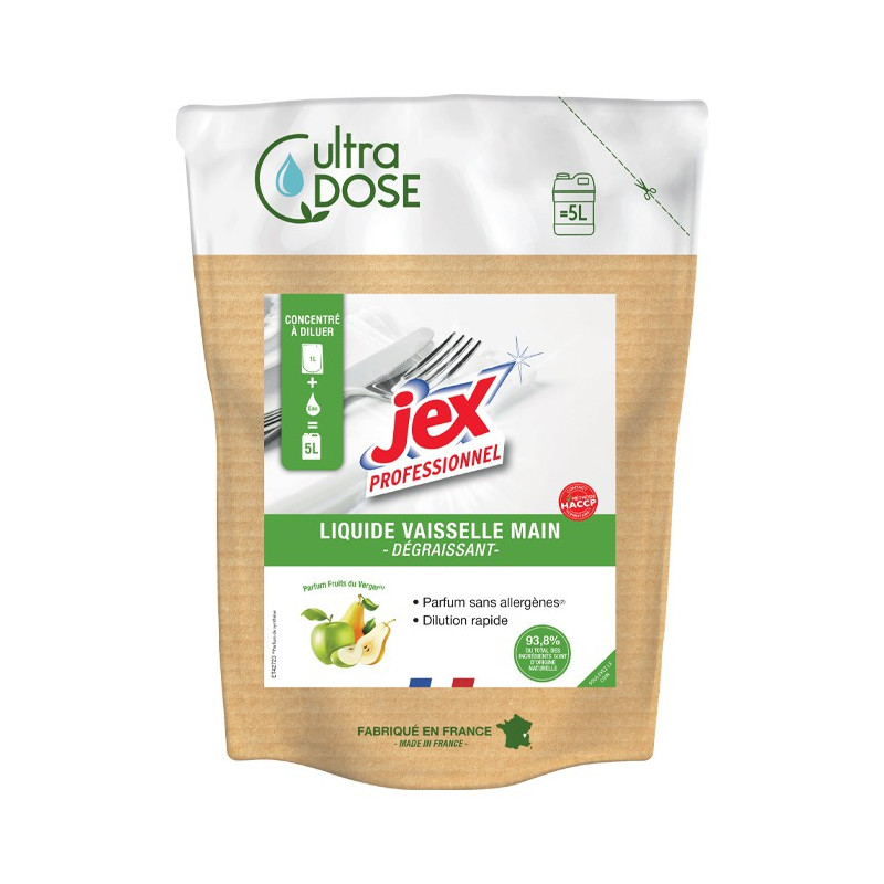 Detersivo liquido per piatti a mano ultra concentrato 5 L - Frutti dell'Orto Jex: elimina facilmente grassi e sporco Detersivo liquido per piatti a mano ultra concentrato 5 L - Frutti dell'Orto Jex: elimina facilmente grassi e sporco
