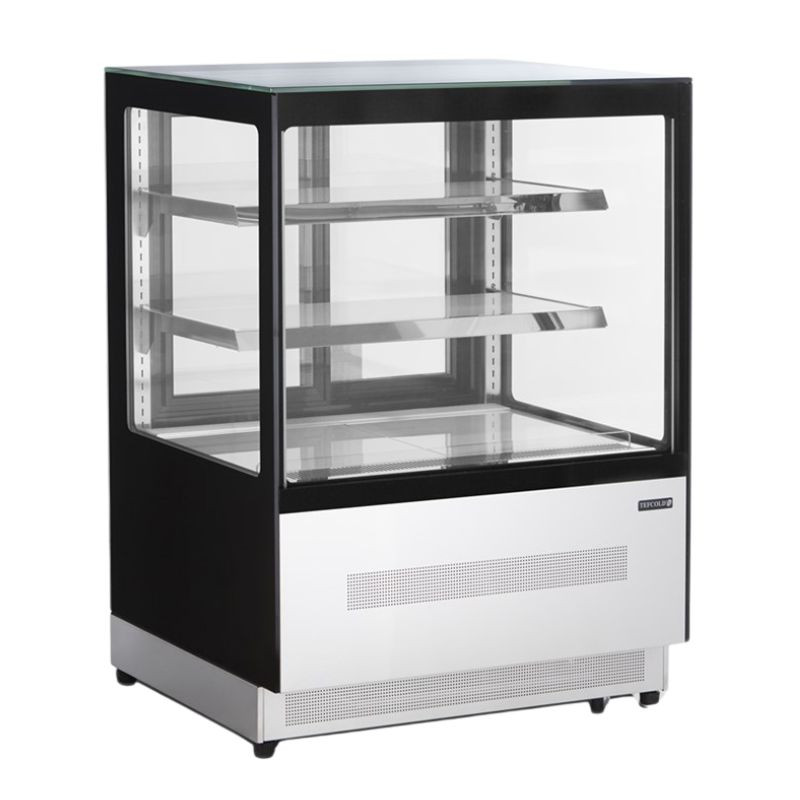 Vetrina Refrigerata Banco 2 Porte Vetrate Nere - 140L TEFCOLD Vetrina Refrigerata Banco 2 Porte Vetrate Nere - 140L TEFCOLD