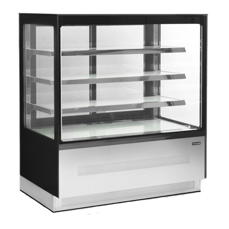 Vetrina Refrigerata Banco 2 Porte Vetrate Nere - TEFCOLD LPD1203F/BLACK | Fourniresto Vetrina Refrigerata Banco 2 Porte Vetrate Nere - TEFCOLD LPD1203F/BLACK | Fourniresto