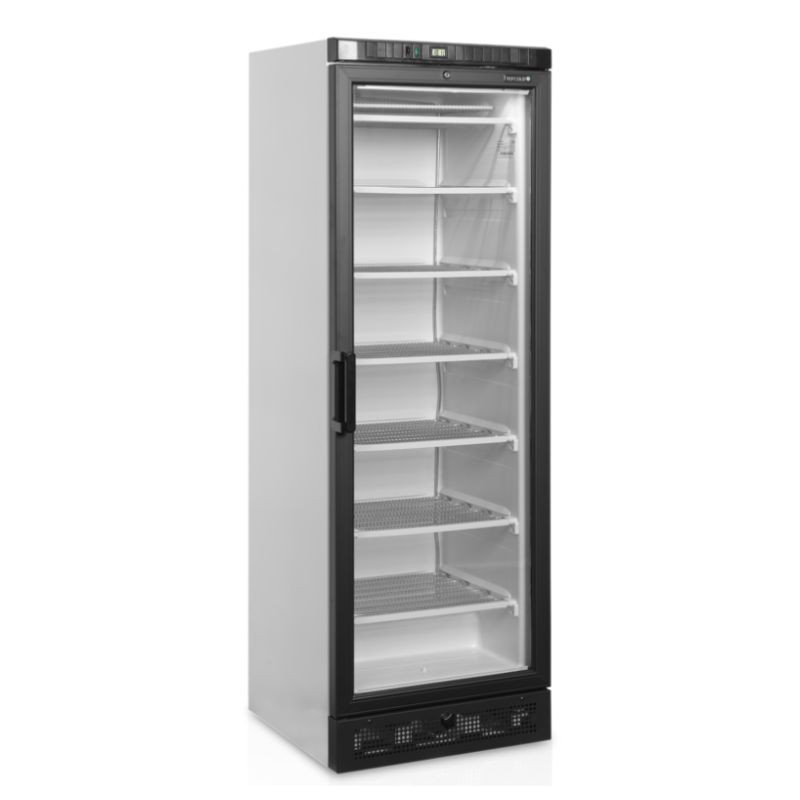Vetrina congelatore statica porta in vetro - Bianco - 270 L | TEFCOLD UFSC371G Vetrina congelatore statica porta in vetro - Bianco - 270 L | TEFCOLD UFSC371G