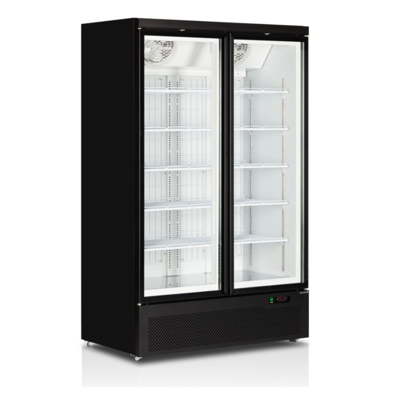 Vetrina Congelatore Verticale Nera - 702 L | TEFCOLD | Ideale per ristorazione professionale | Risparmio energetico, porte vetra Vetrina Congelatore Verticale Nera - 702 L | TEFCOLD | Ideale per ristorazione professionale | Risparmio energetico, porte vetra