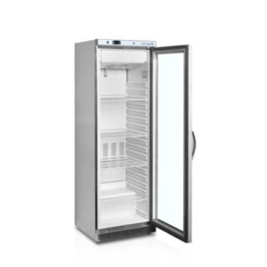 Armadio Refrigerato Negativo Ventilato Vetrato - Inox 340 L TEFCOLD | Stoccaggio professionale degli alimenti