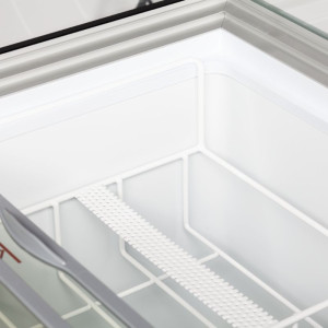 Congelatore a Pozzetto con Vetro Curvo - 255 L TEFCOLD: qualità e funzionalità