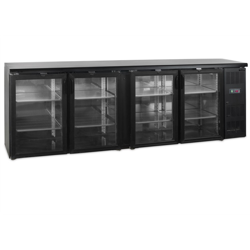 Retrobar Refrigerato 4 Porte in Vetro - 605 L | TEFCOLD: Prestazioni e Design Retrobar Refrigerato 4 Porte in Vetro - 605 L | TEFCOLD: Prestazioni e Design