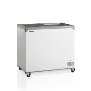 Congelatore a Pozzetto Bianco 218L TEFCOLD - Presentazione ottimale per i tuoi prodotti surgelati