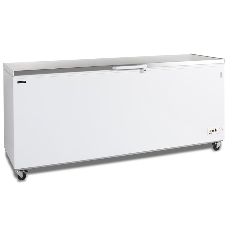 Congelatore a Pozzetto in Acciaio Inox 600L - TEFCOLD CF700S SL Congelatore a Pozzetto in Acciaio Inox 600L - TEFCOLD CF700S SL