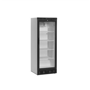 Armadio Refrigerato TEFCOLD 1 Porta Vetrata Bianco - 260 L, Illuminazione LED & Porta Reversibile
