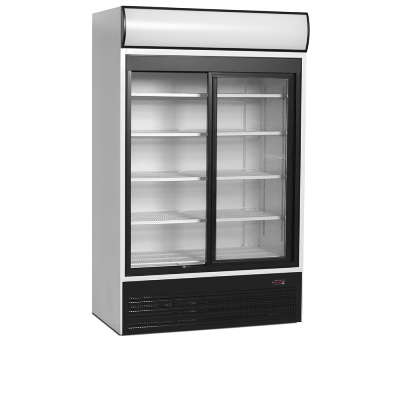 Armadio Refrigerato 2 Porte Vetrate Scorrevoli TEFCOLD - 645 L Armadio Refrigerato 2 Porte Vetrate Scorrevoli TEFCOLD - 645 L