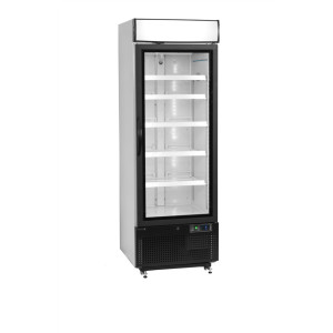 Armadio Refrigerato 1 Porta Vetrata Bianco TEFCOLD 412 L - Attrezzatura Professionale