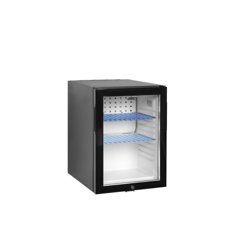 Mini Frigo Bar TEFCOLD Nero 34 L - Porta Vetrata - Compressore Mini Frigo Bar TEFCOLD Nero 34 L - Porta Vetrata - Compressore