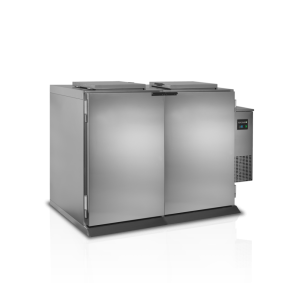 Poubelle Réfrigérée Inox - 2 Porte TEFCOLD 120 L