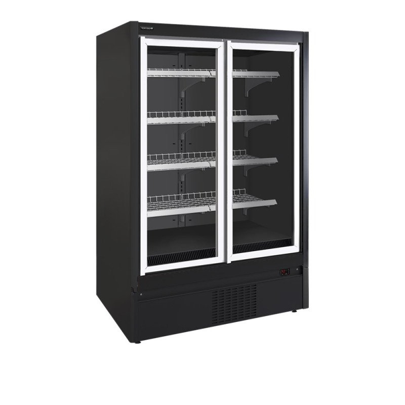 Vetrina Refrigerata da Supermercato Nera - 850 L TEFCOLD: Stoccaggio ottimale e valorizzazione dei prodotti Vetrina Refrigerata da Supermercato Nera - 850 L TEFCOLD: Stoccaggio ottimale e valorizzazione dei prodotti