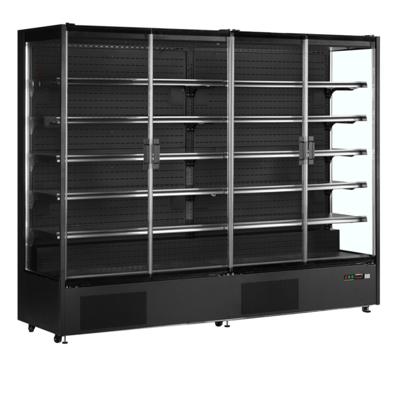 Vetrina Refrigerata Supermercato TEFCOLD Nera - 1529L Vetrina Refrigerata Supermercato TEFCOLD Nera - 1529L