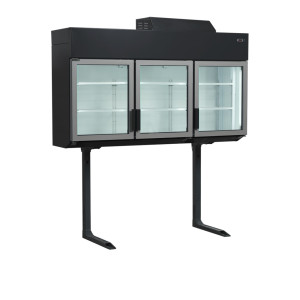 Congelatore Armadio Nero 3 Porte 545 L TEFCOLD MTF185B - Freddo Ventilato Tangenziale