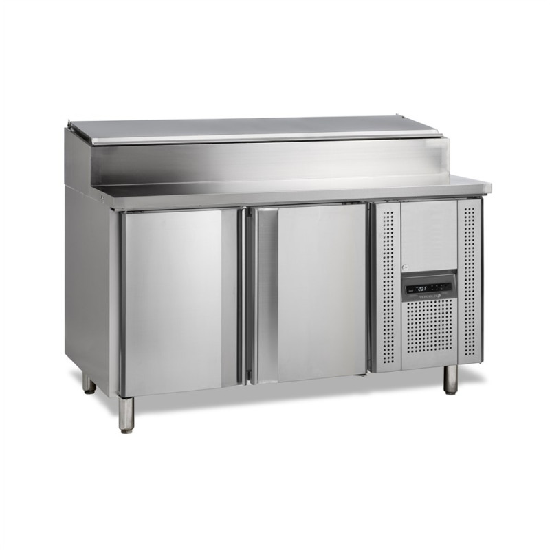 Tavolo refrigerato TEFCOLD in acciaio inox - 8 GN 1/3 Tavolo refrigerato TEFCOLD in acciaio inox - 8 GN 1/3