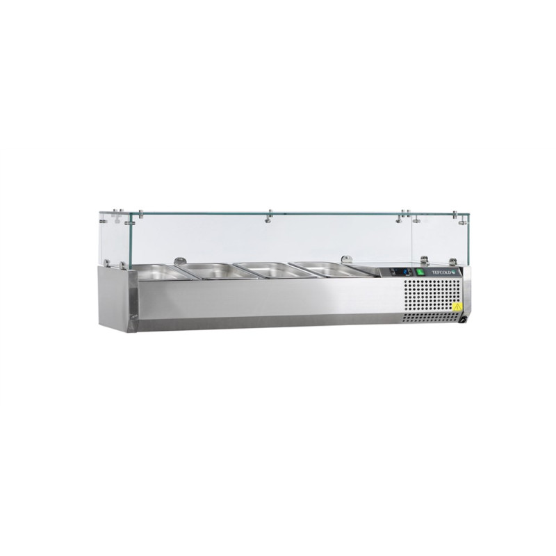 Saladette da appoggio TEFCOLD - Raffreddamento statico & GN 1/4 Saladette da appoggio TEFCOLD - Raffreddamento statico & GN 1/4