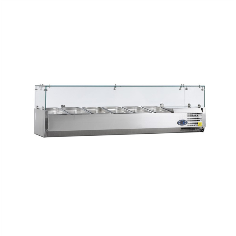 Saladette da Appoggio TEFCOLD - 54 L - Raffreddamento Statico Saladette da Appoggio TEFCOLD - 54 L - Raffreddamento Statico