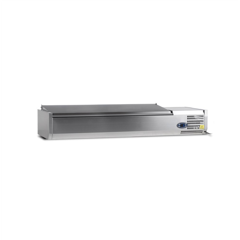 Saladette Inox Statica 7 GN 1/3 TEFCOLD - Qualità Professionale Saladette Inox Statica 7 GN 1/3 TEFCOLD - Qualità Professionale