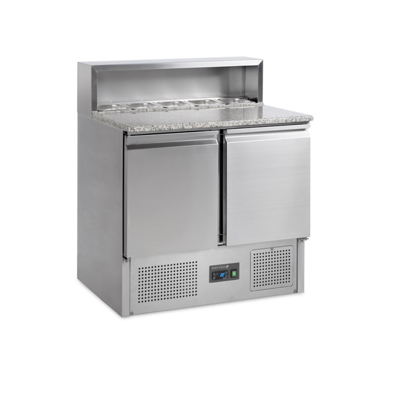 Mobile per Pizza - 5 GN 1/6 in Acciaio Inox | TEFCOLD PT920 Mobile per Pizza - 5 GN 1/6 in Acciaio Inox | TEFCOLD PT920