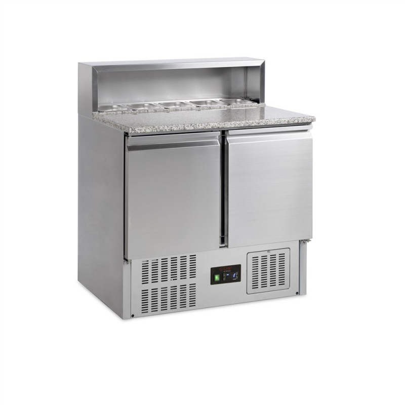 Bancone per Pizza GN 1/1 - 2 Porte - 230 L TEFCOLD | Attrezzatura professionale per deliziose pizze Bancone per Pizza GN 1/1 - 2 Porte - 230 L TEFCOLD | Attrezzatura professionale per deliziose pizze