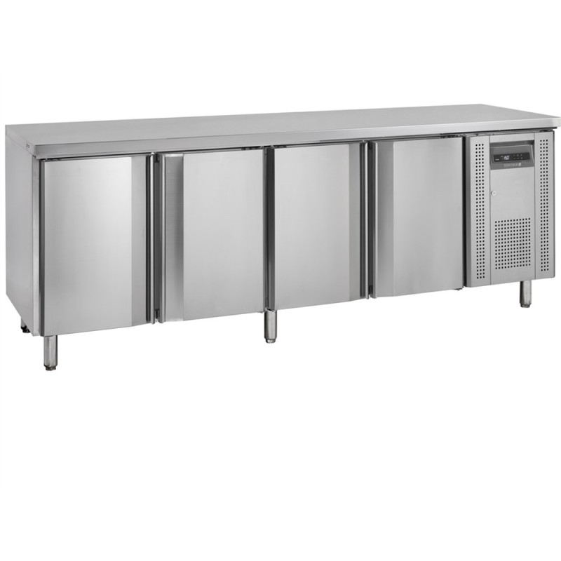 Tavolo Refrigerato in Acciaio Inox - 4 Porte - GN 1/1 di TEFCOLD: Conservate i vostri alimenti freschi con efficienza Tavolo Refrigerato in Acciaio Inox - 4 Porte - GN 1/1 di TEFCOLD: Conservate i vostri alimenti freschi con efficienza