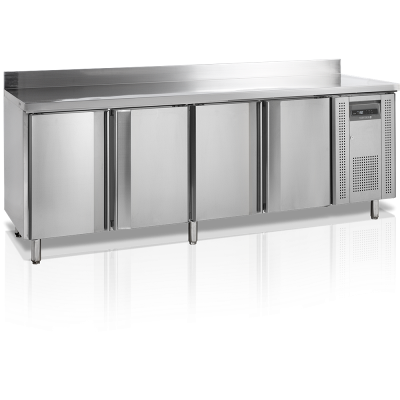Frigorifero da Banco per Snack con Alzatina - 4 porte - 460 L TEFCOLD Frigorifero da Banco per Snack 4 porte - 460 L Frigorifero da Banco per Snack con Alzatina - 4 porte - 460 L TEFCOLD Frigorifero da Banco per Snack 4 porte - 460 L