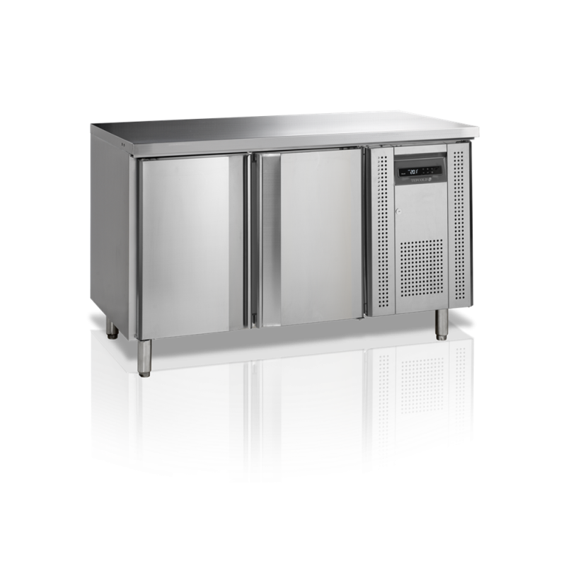 Tavolo Refrigerato Inox 2 Porte GN 1/1 TEFCOLD CK7210/-SP - Raffreddamento ventilato, sbrinamento automatico Tavolo Refrigerato Inox 2 Porte GN 1/1 TEFCOLD CK7210/-SP - Raffreddamento ventilato, sbrinamento automatico
