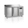 Tavolo Refrigerato in Acciaio Inox con Alzatina - 2 Porte - GN 1/1 | TEFCOLD CK7210
