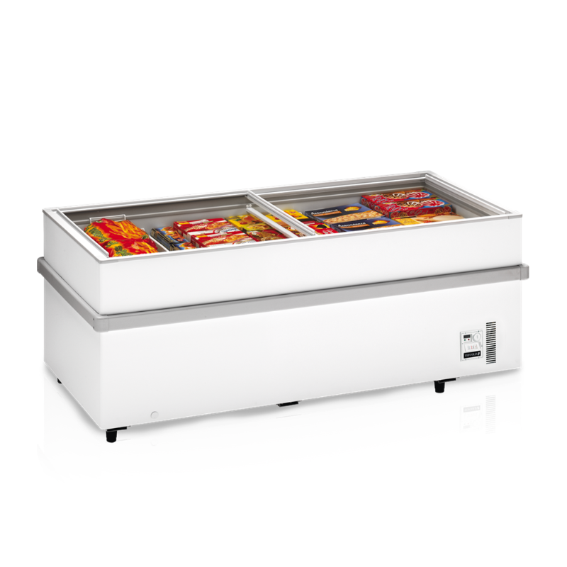 Congelatore Scorrevole Vetrato 652L TEFCOLD SSF200 • Alta Capacità, Freddo Statico Congelatore Scorrevole Vetrato 652L TEFCOLD SSF200 • Alta Capacità, Freddo Statico