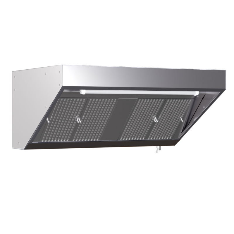 Cappa Snack 700 Led Senza Motore 1200 Dynasteel - Cucina professionale Cappa Snack 700 Led Senza Motore 1200 Dynasteel - Cucina professionale