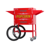 Carrello per Macchina per Pop Corn - Rosso - Dynasteel