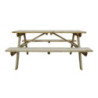 Tavolo da picnic in legno 1,5m elegante e robusto