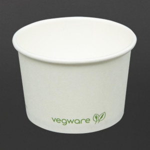 Contenitori per Alimenti Caldi Compostabili da 110 m - Lotto da 1000 Vegware - Pratici e Rispettosi dell'Ambiente
