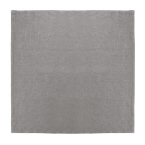 Tovaglioli di lino grigi 400 x 400 mm - Confezione da 12 - Olympia