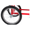 Carrello per Macchina per Pop Corn - Rosso - Dynasteel