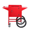 Carrello per Macchina per Pop Corn - Rosso - Dynasteel