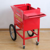 Carrello per Macchina per Pop Corn - Rosso - Dynasteel