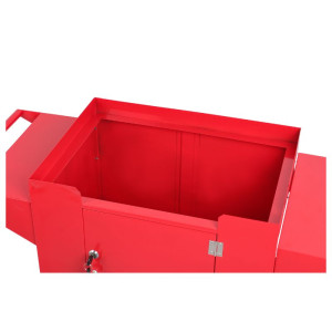 Carrello per Macchina per Pop Corn - Rosso - Dynasteel