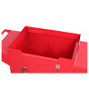 Carrello per Macchina per Pop Corn - Rosso - Dynasteel