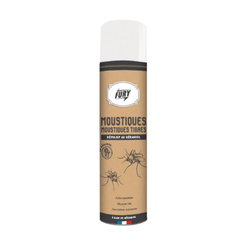 Repellente per zanzare e zanzare tigre - FURY 400ml: Efficace 24H Repellente per zanzare e zanzare tigre - FURY 400ml: Efficace 24H