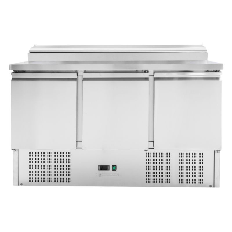 Saladette Compatta - 3 Porte con Tetto Apribile - Dynasteel Saladette Compatta - 3 Porte con Tetto Apribile - Dynasteel