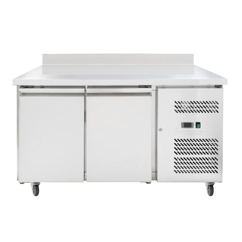 Tavolo Refrigerato 2 Porte GN1/1 - Profondità 700 con Alzatina - Dynasteel Tavolo Refrigerato 2 Porte GN1/1 - Profondità 700 con Alzatina - Dynasteel