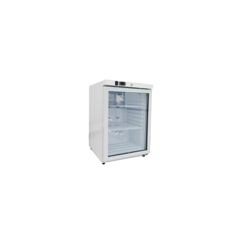 Mini Armadio Refrigerato 200 L - Positivo Vetrato Inox - Dynasteel Mini Armadio Refrigerato 200 L - Positivo Vetrato Inox - Dynasteel