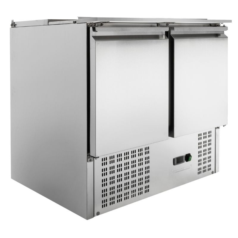 Saladette Compatta 2 Porte - Con Coperchio Scorrevole - Dynasteel Saladette Compatta 2 Porte - Con Coperchio Scorrevole - Dynasteel