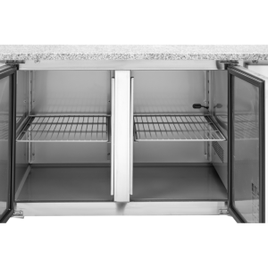 Mobile per Pizza 600x400 2 Porte e 7 Cassetti Dynasteel - Preparazione Pizze