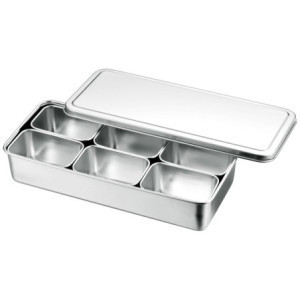 Scatola Giapponese Inox 6 Vaschette: Qualità Pro & Eleganza