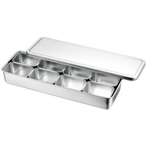 Scatola Giapponese 8 Vaschette Inox - Cucina professionale