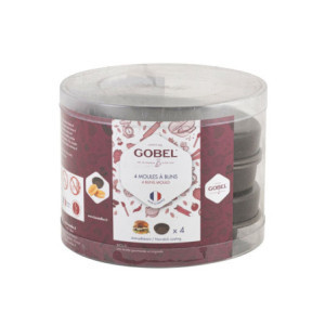 Stampo per Panini Burger - Set di 4: Prepara panini burger perfetti!